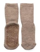 Wool Socks - Anti-Slip Jarrusukat Beige Mp Denmark