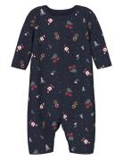 Nbnvismas Ls Nightsuit Pyjama Sie Jumpsuit Haalari Navy Name It