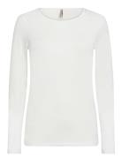 Sc-Marica Tops T-shirts & Tops Long-sleeved White Soyaconcept