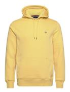 Reg Shield Hoodie Tops Sweat-shirts & Hoodies Hoodies Yellow GANT