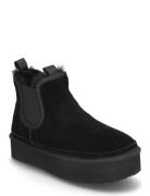 Rhbolina Chelsea Plateau Boot Shoes Chelsea Boots Black Rosemunde