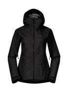 Skar Light 3L Shell Jacket Women Sport Sport Jackets Black Bergans