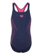 Girl's Arena Reflecting Swimsuit Swim Pro Back Nav Uimapuku Uima-asut ...