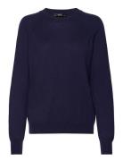 100% Wool Sweater Tops Knitwear Jumpers Navy Mango