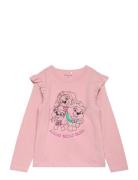 T-Shirt Ls Tops T-shirts Long-sleeved T-shirts Pink Minymo