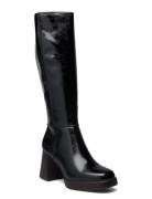 Women Boots Korkeavartiset Saapikkaat Black Tamaris