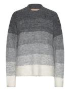 Cugola O-Neck Pullover Tops Knitwear Jumpers Grey Culture