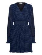 Anjuna Dress Lyhyt Mekko Navy Fabienne Chapot