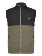 Carter Fleece Mix Vest Liivi Khaki Green Fat Moose