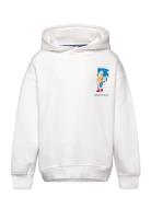 Sonic Hoodie Tops Sweat-shirts & Hoodies Hoodies White Mango