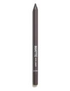 Gosh Matte Eye Liner Eyeliner Rajauskynä Meikki Brown GOSH COPENHAGEN