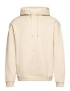 Crew Hoodie Tops Sweat-shirts & Hoodies Hoodies Cream Les Deux