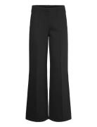 Viscose Bonded Tailored Pant Bottoms Trousers Wide Leg Black Calvin Kl...