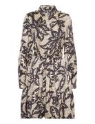 Floretbbavril Dress Lyhyt Mekko Beige Bruuns Bazaar