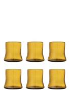 Florentine Drinking Glass Home Tableware Glass Drinking Glass Yellow B...