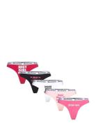 Juicy Slogan Dana 5 Pack Thong Stringit Alusvaatteet Pink Juicy Coutur...