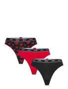 Triplet Thong Design Stringit Alusvaatteet Multi/patterned HUGO