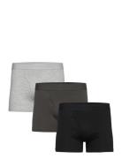 3-Pack Boxer Briefs Bokserit Black Weekday