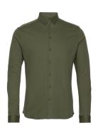 Mmgmarco Jersey Shirt Tops Shirts Casual Khaki Green Mos Mosh Gallery