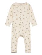 Nbnlavo Emo Ls Slim Suit Lil Pyjama Sie Jumpsuit Haalari Cream Lil'Ate...