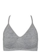 Lucia Bra Top Melange Rintaliivit Grey Missya