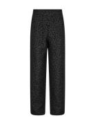 Sc-Nilda Bottoms Trousers Straight Leg Black Soyaconcept