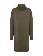 Sc-Banu Polvipituinen Mekko Khaki Green Soyaconcept