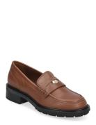 Th Penny Loafer Loaferit Matalat Kengät Black Tommy Hilfiger