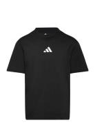 J Sl Tee 160 Tops T-shirts Short-sleeved Black Adidas Sportswear