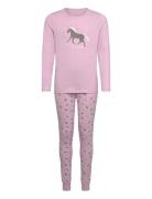 Nkfnightset Corsage Horse Noos Pyjamasetti Pyjama Pink Name It