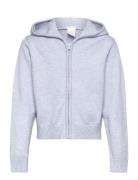 Knitted Hoodie Tops Sweat-shirts & Hoodies Hoodies Grey Lindex