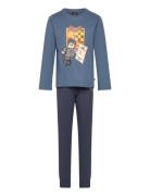 Lwaris 710 - Pyjamas Pyjamasetti Pyjama Blue LEGO Kidswear