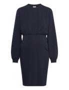 Mlsine Ls Sweat Abk Dress Polvipituinen Mekko Navy Mamalicious