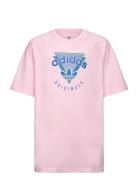 Tee Tops T-shirts Short-sleeved Pink Adidas Originals