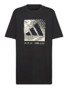 J Camo Logo Tee Tops T-shirts Short-sleeved Black Adidas Sportswear