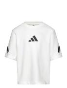 J Zne Tee Tops T-shirts Short-sleeved White Adidas Sportswear