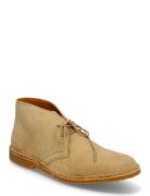 Biaoliver Desert Boot Suede Desert-kengät Nauhakengät Beige Bianco