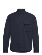 Scale Shirt Dark Ink Designers Shirts Casual Navy Belstaff