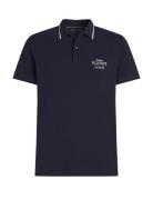 Left Chest Graphic Reg Polo Tops Polos Short-sleeved Navy Tommy Hilfig...