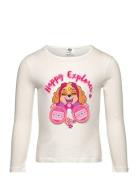 Tshirt Tops T-shirts Long-sleeved T-shirts Cream Paw Patrol