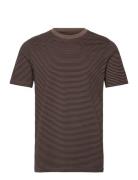 Majeremy Tops T-shirts Short-sleeved Brown Matinique