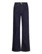 Stretch Wide Flare Denim Bottoms Jeans Flares Navy French Connection