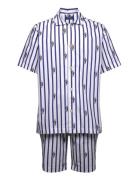 Striped Cotton Pajama Set Pyjama Blue Polo Ralph Lauren Underwear