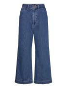 Wide-Leg Crop Jean Bottoms Jeans Wide Blue Polo Ralph Lauren