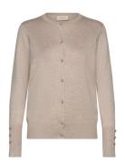 Fqkatie-Cardigan Tops Knitwear Cardigans Beige FREE/QUENT