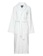 Cotton Terry Robe Aamutakki Kylpytakki White Polo Ralph Lauren Underwe...