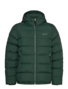 Active Cloud Jacket Vuorillinen Takki Topattu Takki Green GANT