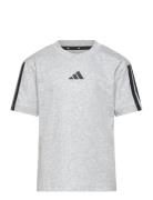 J 3S Tee 160 Sport T-shirts Short-sleeved Grey Adidas Sportswear