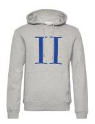 Encore Bouclé Hoodie Tops Sweat-shirts & Hoodies Hoodies Grey Les Deux