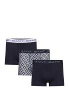 G Pattern Trunk 3-Pack Bokserit Multi/patterned GANT